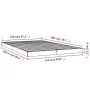 Estructura de cama madera maciza de pino blanco 120x200 cm de vidaXL, Camas y somieres - Ref: Foro24-823450, Precio: 108,54 €...