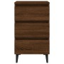 Nachttisch mit eichenbraunen Metallbeinen 40x35x69 cm von vidaXL, Nachttische - Ref: Foro24-813144, Preis: 58,25 €, Rabatt: %