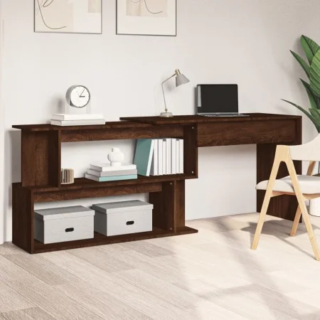 Eckschreibtisch aus Eichensperrholz, 200 x 50 x 76 cm von vidaXL, Schreibtische - Ref: Foro24-815425, Preis: 92,73 €, Rabatt: %