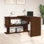 Oak plywood corner desk 200x50x76cm by vidaXL, Desks - Ref: Foro24-815425, Price: 94,33 €, Discount: %