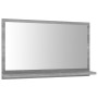 Sonoma gray plywood bathroom mirror 60x10.5x37 cm by vidaXL, bathroom vanities - Ref: Foro24-815637, Price: 33,11 €, Discount: %