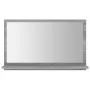 Espejo de baño madera contrachapada gris Sonoma 60x10,5x37 cm de vidaXL, Tocadores de baño - Ref: Foro24-815637, Precio: 32,6...