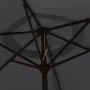 Sombrilla de aluminio negro 200x224 cm de vidaXL, Sombrillas - Ref: Foro24-47210, Precio: 50,46 €, Descuento: %
