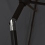 Sombrilla de aluminio negro 200x224 cm de vidaXL, Sombrillas - Ref: Foro24-47210, Precio: 50,46 €, Descuento: %