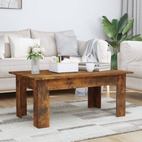 Couchtisch aus geräuchertem Eichensperrholz, 100 x 60 x 42 cm von vidaXL, Couchtisch - Ref: Foro24-815426, Preis: 58,99 €, Ra...