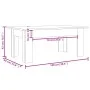 Couchtisch aus geräuchertem Eichensperrholz, 100 x 60 x 42 cm von vidaXL, Couchtisch - Ref: Foro24-815426, Preis: 57,08 €, Ra...