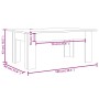 Couchtisch aus geräuchertem Eichensperrholz, 100 x 60 x 42 cm von vidaXL, Couchtisch - Ref: Foro24-815426, Preis: 58,89 €, Ra...
