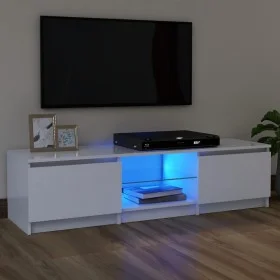 TV-Schrank mit LED-Leuchten weiß 120x30x35,5 cm von vidaXL, TV-Möbel - Ref: Foro24-804283, Preis: 64,34 €, Rabatt: %