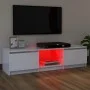 TV-Schrank mit LED-Leuchten weiß 120x30x35,5 cm von vidaXL, TV-Möbel - Ref: Foro24-804283, Preis: 64,28 €, Rabatt: %