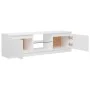 TV-Schrank mit LED-Leuchten weiß 120x30x35,5 cm von vidaXL, TV-Möbel - Ref: Foro24-804283, Preis: 64,28 €, Rabatt: %