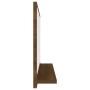 Oak brown plywood bathroom mirror 60x10.5x37 cm by vidaXL, bathroom vanities - Ref: Foro24-815638, Price: 30,59 €, Discount: %