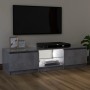 TV-Schrank mit LED-Leuchten betongrau 120x30x35,5 cm von vidaXL, TV-Möbel - Ref: Foro24-804287, Preis: 63,42 €, Rabatt: %