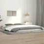 Massiver Bettrahmen aus weißem Kiefernholz, 140 x 190 cm von vidaXL, Betten und Lattenroste - Ref: Foro24-823465, Preis: 78,7...
