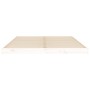 Estructura de cama de madera maciza de pino blanco 140x190 cm de vidaXL, Camas y somieres - Ref: Foro24-823465, Precio: 81,92...