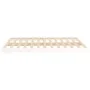 Solid white pine wood bed frame 140x190 cm by vidaXL, Beds and slatted bases - Ref: Foro24-823465, Price: 79,71 €, Discount: %