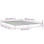 Solid white pine wood bed frame 140x190 cm by vidaXL, Beds and slatted bases - Ref: Foro24-823465, Price: 79,71 €, Discount: %