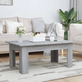 Sonoma-Couchtisch aus grauem Sperrholz, 100 x 60 x 42 cm von vidaXL, Couchtisch - Ref: Foro24-815427, Preis: 57,40 €, Rabatt: %