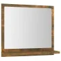 Espejo de baño madera contrachapada roble ahumado 40x10,5x37 cm de vidaXL, Tocadores de baño - Ref: Foro24-815633, Precio: 24...