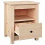 Nachttisch aus massivem Kiefernholz, 40 x 35 x 49 cm von vidaXL, Nachttische - Ref: Foro24-813709, Preis: 59,92 €, Rabatt: %