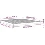 White solid wood bed frame 180x200 cm by vidaXL, Beds and slatted bases - Ref: Foro24-823430, Price: 132,65 €, Discount: %