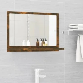 Badezimmerspiegel Sperrholz geräucherte Eiche 60x10,5x37 cm von vidaXL, Badezimmerwaschtische - Ref: Foro24-815636, Preis: 34...