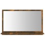 Badezimmerspiegel Sperrholz geräucherte Eiche 60x10,5x37 cm von vidaXL, Badezimmerwaschtische - Ref: Foro24-815636, Preis: 34...