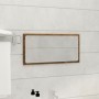 2-teiliges Badezimmermöbel-Set aus geräuchertem Eichensperrholz von vidaXL, Badezimmermöbel - Ref: Foro24-815738, Preis: 61,8...
