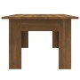 Brown oak plywood coffee table 100x60x42 cm by vidaXL, Coffee table - Ref: Foro24-815428, Price: 61,25 €, Discount: %