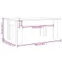Couchtisch aus braunem Eichensperrholz 100x60x42 cm von vidaXL, Couchtisch - Ref: Foro24-815428, Preis: 60,27 €, Rabatt: %