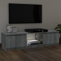 Mueble de TV con luces LED gris Sonoma 120x30x35,5 cm de vidaXL, Muebles TV - Ref: Foro24-815709, Precio: 67,25 €, Descuento: %