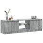 TV-Schrank mit LED-Leuchten Sonomagrau 120x30x35,5 cm von vidaXL, TV-Möbel - Ref: Foro24-815709, Preis: 65,23 €, Rabatt: %