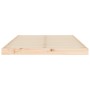 Solid pine wood bed frame 120x190 cm by vidaXL, Beds and slatted bases - Ref: Foro24-823474, Price: 75,70 €, Discount: %