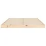 Solid pine wood bed frame 120x190 cm by vidaXL, Beds and slatted bases - Ref: Foro24-823474, Price: 74,78 €, Discount: %
