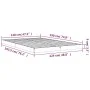 Solid pine wood bed frame 120x190 cm by vidaXL, Beds and slatted bases - Ref: Foro24-823474, Price: 74,78 €, Discount: %