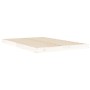 Estructura de cama madera maciza de pino blanco 120x190 cm de vidaXL, Camas y somieres - Ref: Foro24-823475, Precio: 78,38 €,...