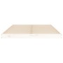 Estructura de cama madera maciza de pino blanco 120x190 cm de vidaXL, Camas y somieres - Ref: Foro24-823475, Precio: 78,38 €,...