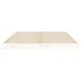 Estructura de cama madera maciza de pino blanco 120x190 cm de vidaXL, Camas y somieres - Ref: Foro24-823475, Precio: 77,68 €,...