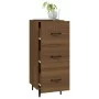 Engineered wood brown oak sideboard 34.5x34x90 cm by vidaXL, Sideboards - Ref: Foro24-817413, Price: 61,77 €, Discount: %