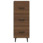 Braunes Sideboard aus Holzwerkstoff Eiche 34,5x34x90 cm von vidaXL, Sideboards - Ref: Foro24-817413, Preis: 62,54 €, Rabatt: %