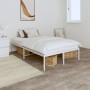Bettgestell aus weißem Metall, 120 x 190 cm von vidaXL, Betten und Lattenroste - Ref: Foro24-350910, Preis: 89,32 €, Rabatt: %