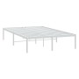 Bettgestell aus weißem Metall, 120 x 190 cm von vidaXL, Betten und Lattenroste - Ref: Foro24-350910, Preis: 89,32 €, Rabatt: %