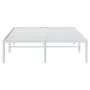 White metal bed frame 120x190 cm by vidaXL, Beds and slatted bases - Ref: Foro24-350910, Price: 86,24 €, Discount: %