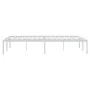 Estructura de cama de metal blanca 120x190 cm de vidaXL, Camas y somieres - Ref: Foro24-350910, Precio: 86,24 €, Descuento: %