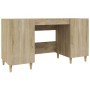 Schreibtisch aus Sonoma-Eichensperrholz, 140 x 50 x 75 cm von vidaXL, Schreibtische - Ref: Foro24-812765, Preis: 103,88 €, Ra...