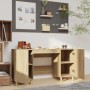 Schreibtisch aus Sonoma-Eichensperrholz, 140 x 50 x 75 cm von vidaXL, Schreibtische - Ref: Foro24-812765, Preis: 103,88 €, Ra...