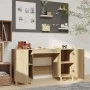 Sonoma oak plywood desk 140x50x75 cm by vidaXL, Desks - Ref: Foro24-812765, Price: 103,95 €, Discount: %