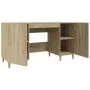 Schreibtisch aus Sonoma-Eichensperrholz, 140 x 50 x 75 cm von vidaXL, Schreibtische - Ref: Foro24-812765, Preis: 102,80 €, Ra...