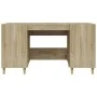 Schreibtisch aus Sonoma-Eichensperrholz, 140 x 50 x 75 cm von vidaXL, Schreibtische - Ref: Foro24-812765, Preis: 102,80 €, Ra...