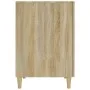 Schreibtisch aus Sonoma-Eichensperrholz, 140 x 50 x 75 cm von vidaXL, Schreibtische - Ref: Foro24-812765, Preis: 102,80 €, Ra...