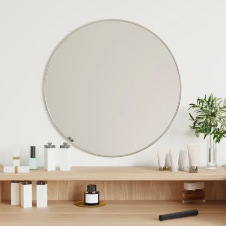 Espejo de pared redondo plateado Ø 50 cm de vidaXL, Espejos - Ref: Foro24-348176, Precio: 40,46 €, Descuento: %